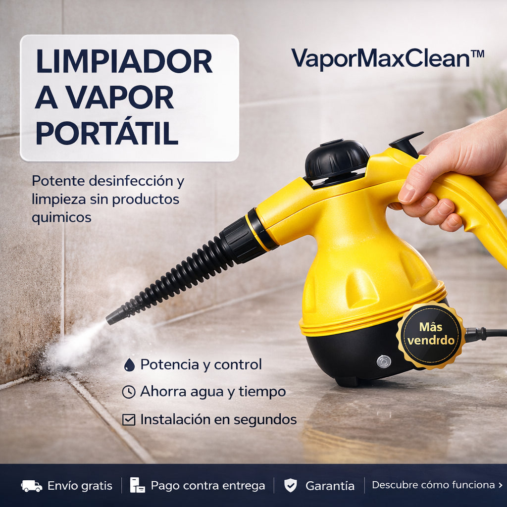 VaporMaxClean™ - Limpiador A Vapor